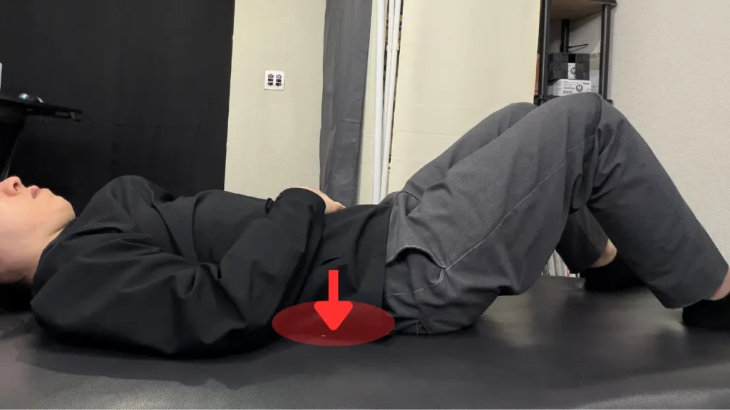 姿勢エクササイズ（腹式呼吸）