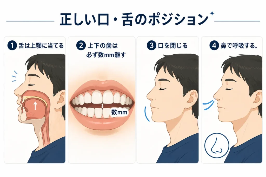 正しい口姿勢
